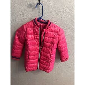 Michael Kors Toddler Girls 4T Puffer Jacket Zip Down  Pink